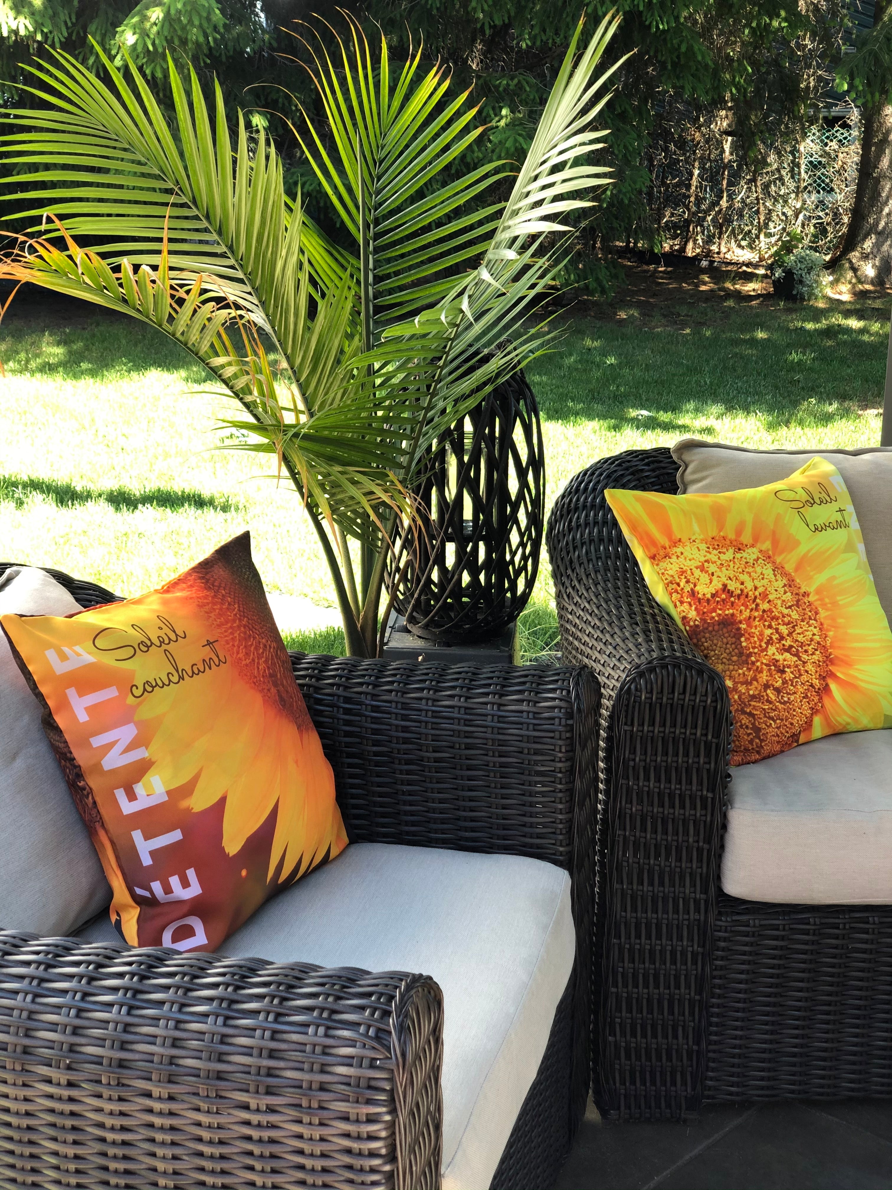 Maison Mixy - housses de coussin collection Tournesol