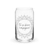 En si bonne compagnie - Verre en forme de canette