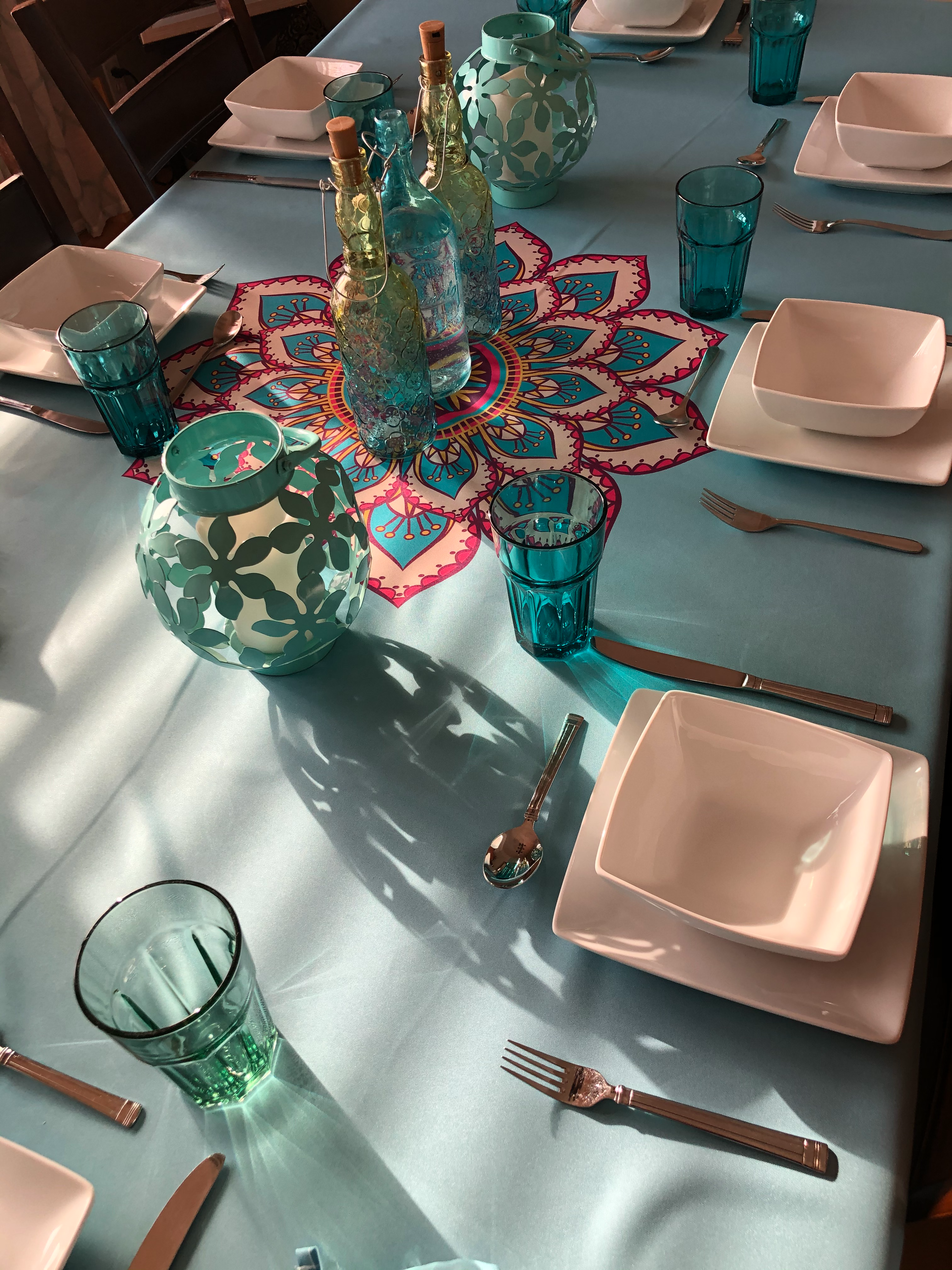 Maison Mixy - nappe et serviettes de table de la collection Bohémienne
