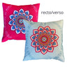 Maison Mixy - housse de coussin collection Bohémienne modèle Savourer/Apprécier