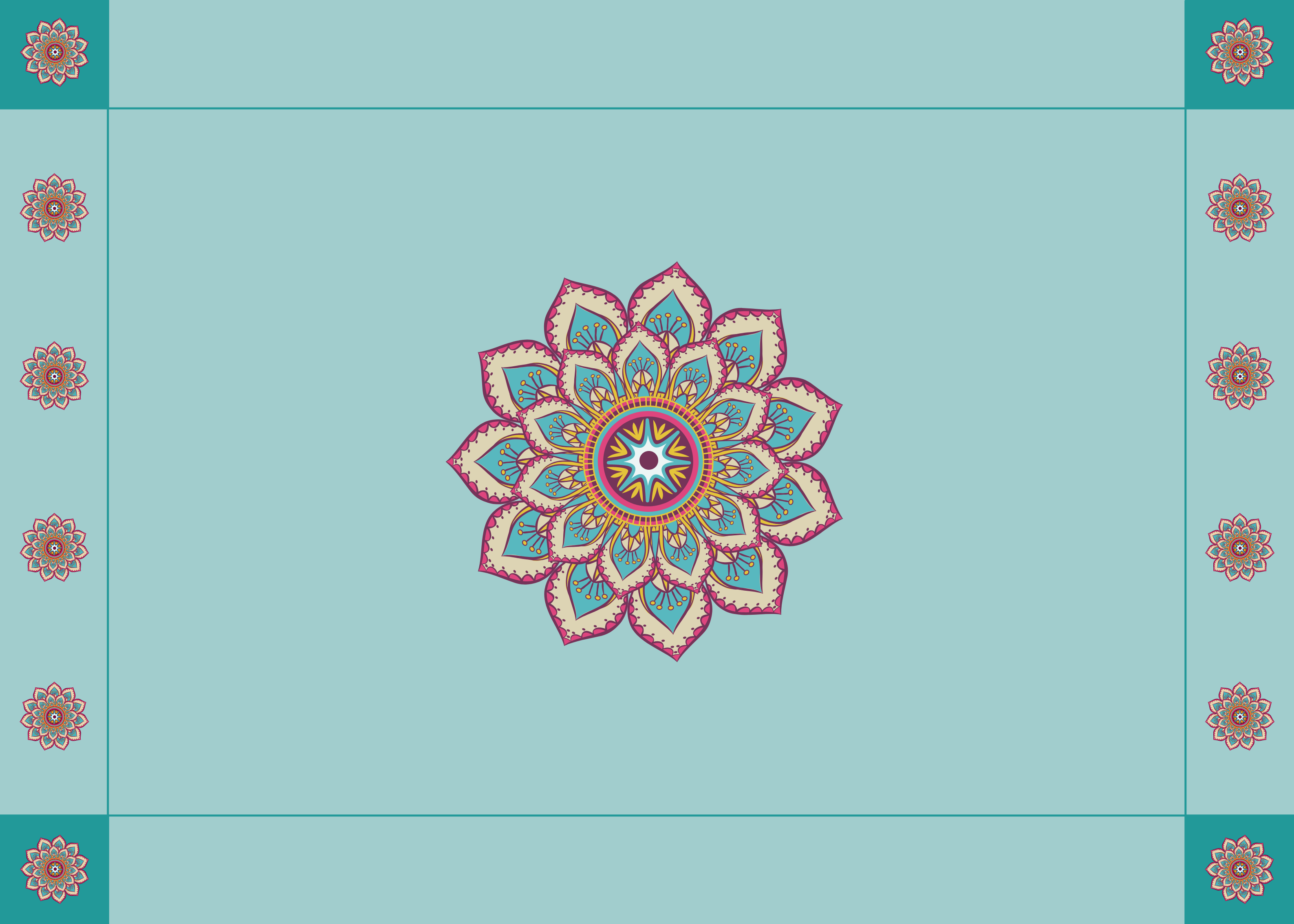 Maison Mixy - motifs de la nappe de la collection Bohémienne