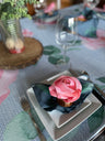 Maison Mixy - collection rose antique serviettes de table et nappe